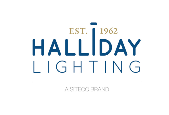 Logo des SITECO Tochterunternehmens Halliday Lighting