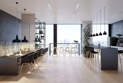 Office Sitzbereich in einem modernen Büro.