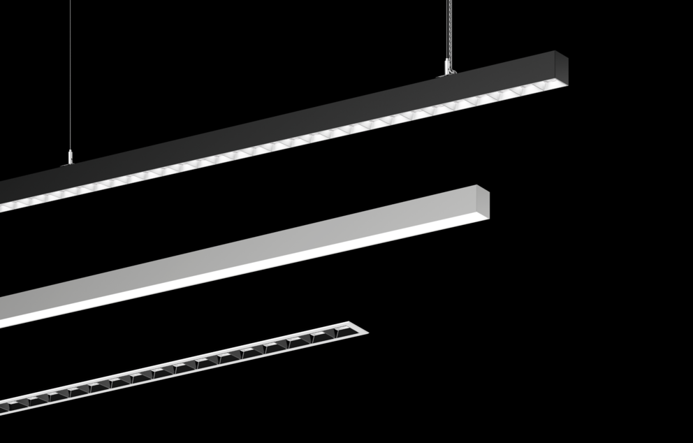 SITECO Büro Leuchte Silica 21 in verschiedenen Ausführungen.